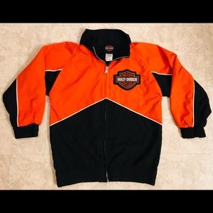 Vintage Harley Davidson Youth 6 ZipUp Lined Jacket